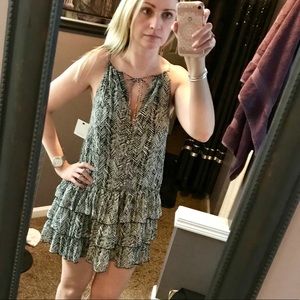 Black and white dress